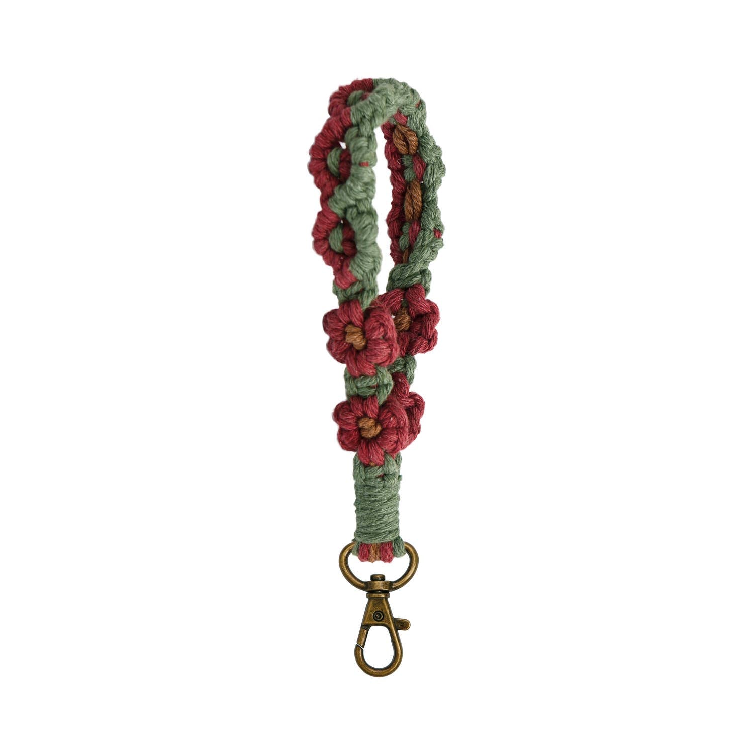Macrame Wristlet Keychain