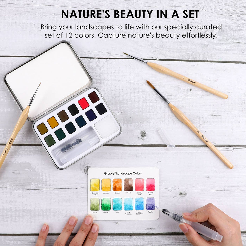 Watercolor Pocket Set- Landscape Colors
