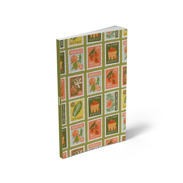 Garden Stamps Layflat Notebook
