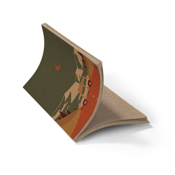 Mountain Van Layflat Notebook