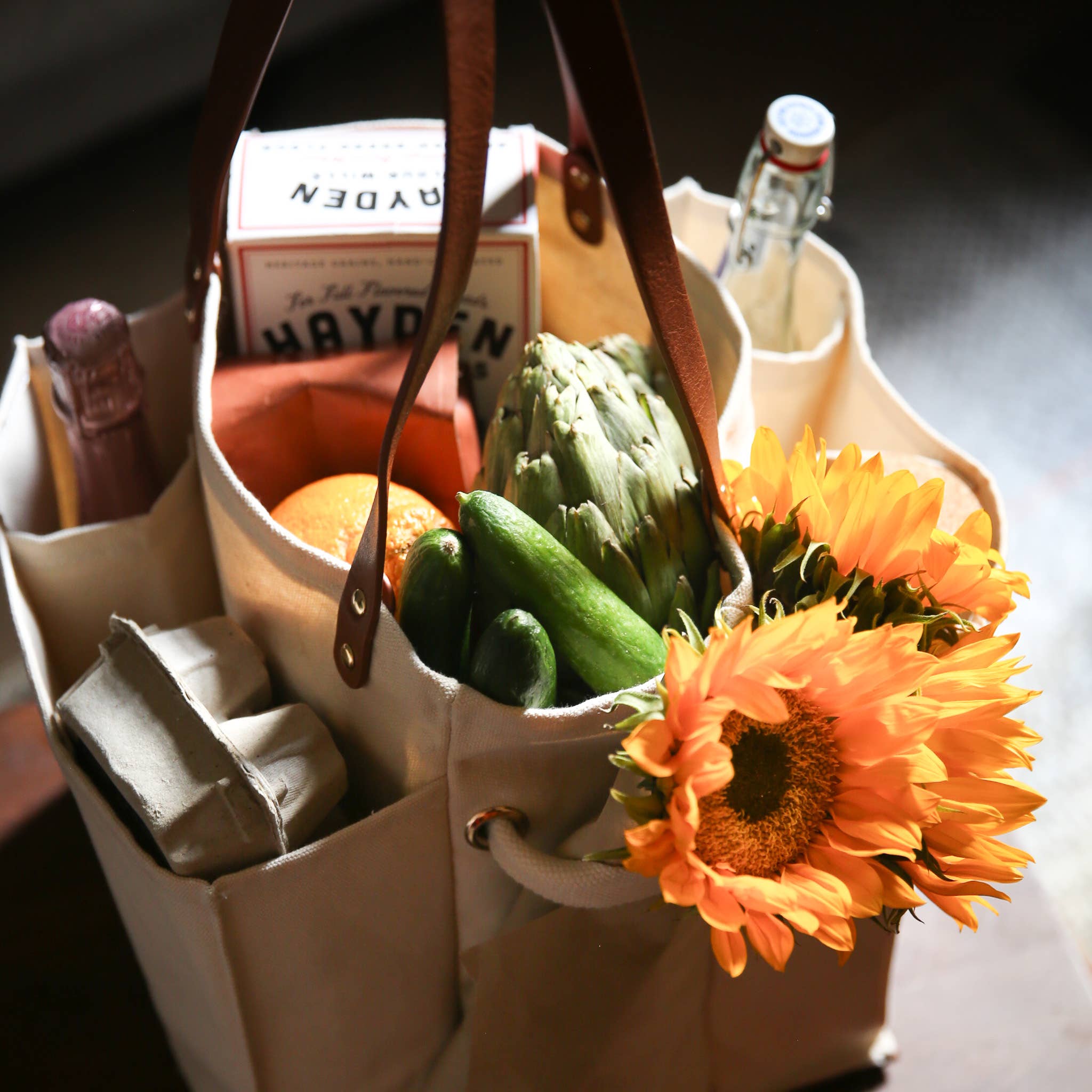 Heavy Canvas Market/Art Tote