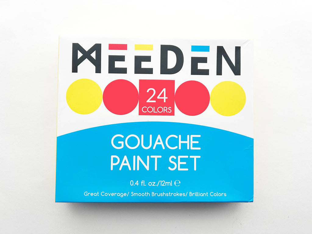 Meeden 48-Color Gouache Paint Set for Creative Beginners