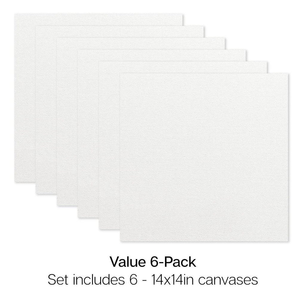 6pk Stretched Canvas Set – 14” x 14”