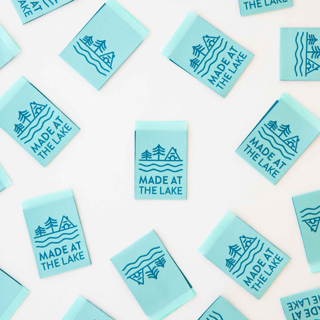 Made at the Lake Woven Sewing Label- 8count
