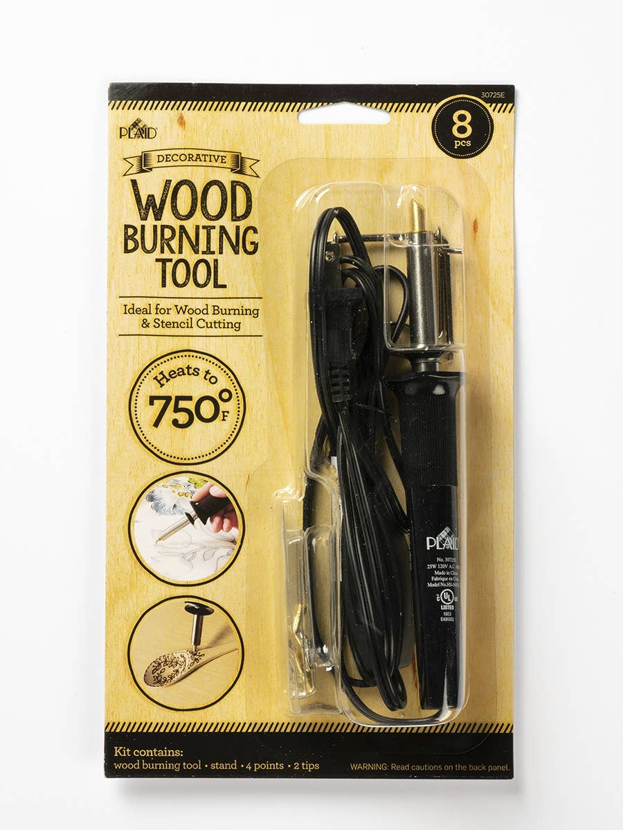 Decorative Wood Burning Tool - 8-Piece Set