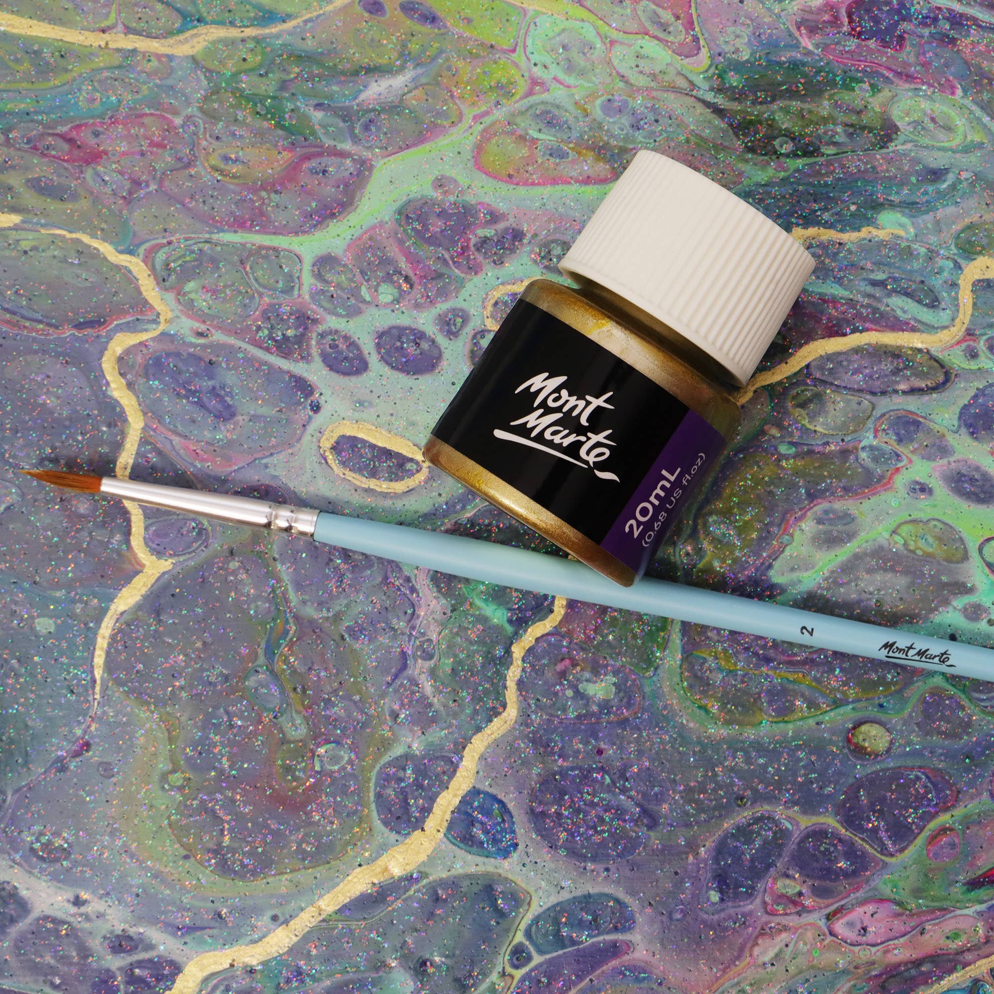 Gold Foil Paint Premium 20ml (0.68oz)