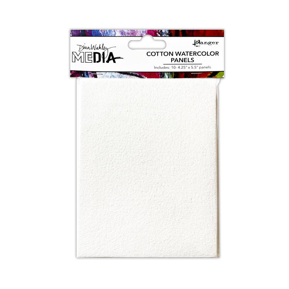 Cotton Watercolor Card Panels