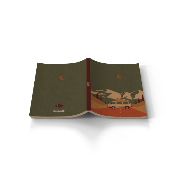 Mountain Van Layflat Notebook