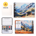Landscape-Themed Watercolor Coloring Club Box
