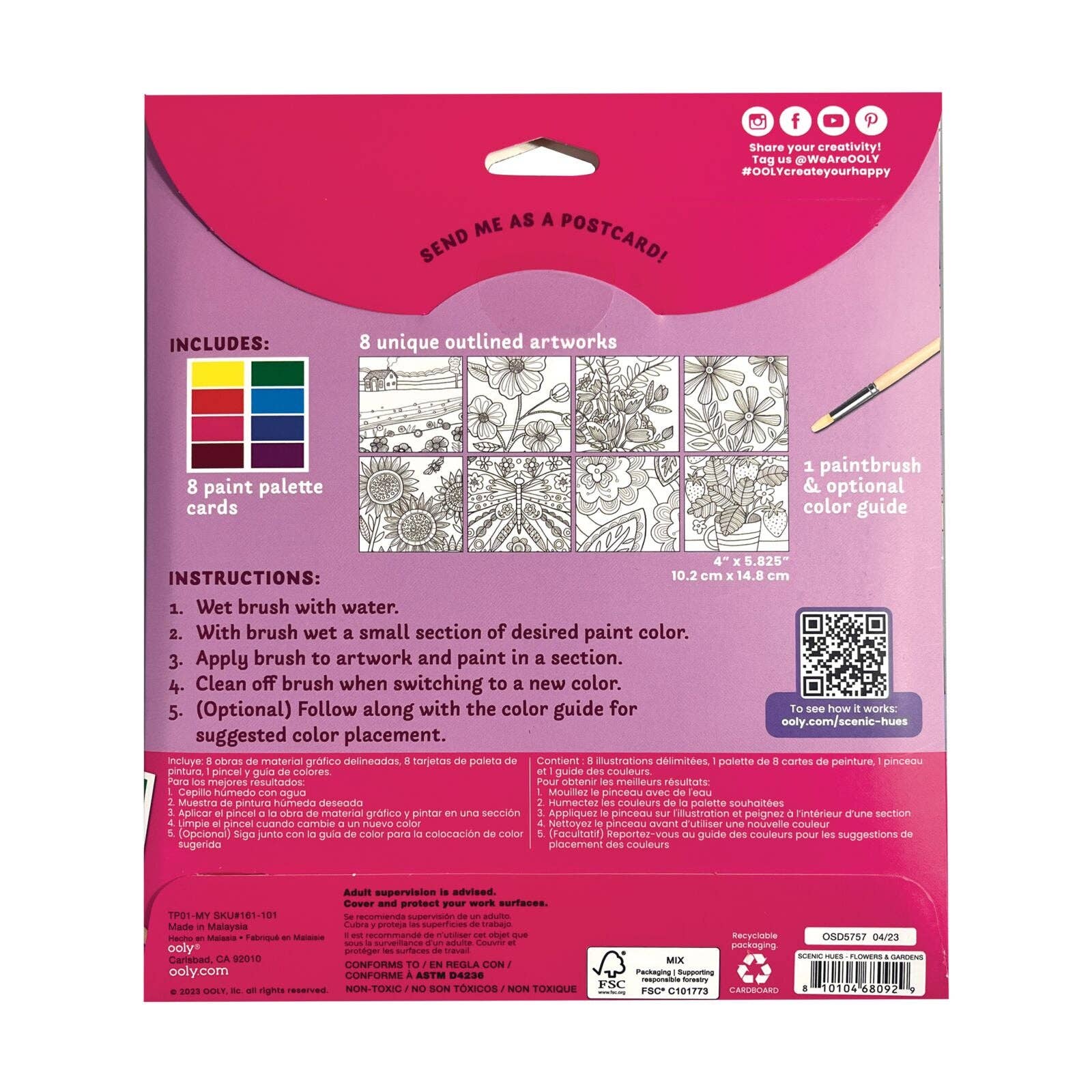 Scenic Hues: Watercolor Art Kit