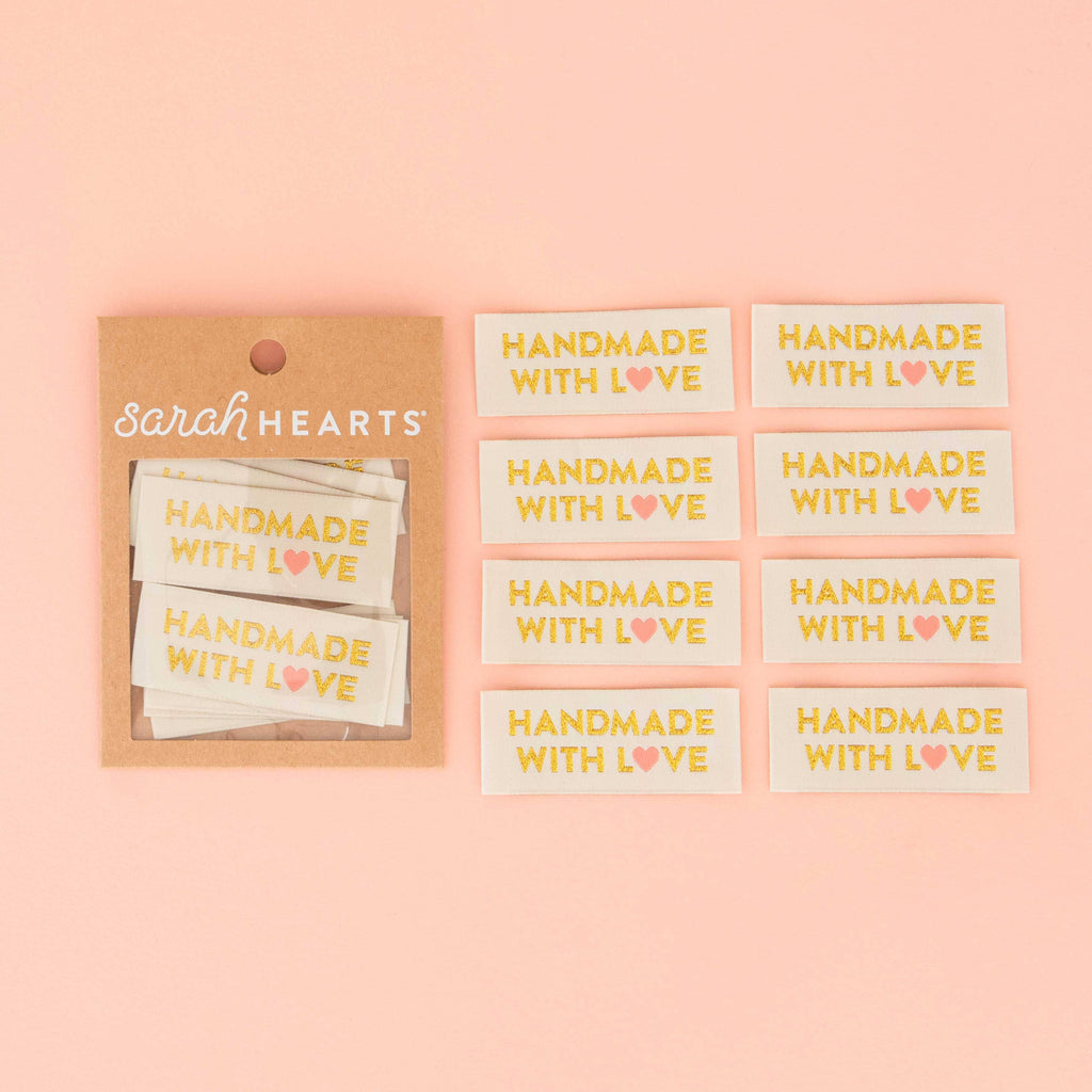Handmade with Love Label- 8ct