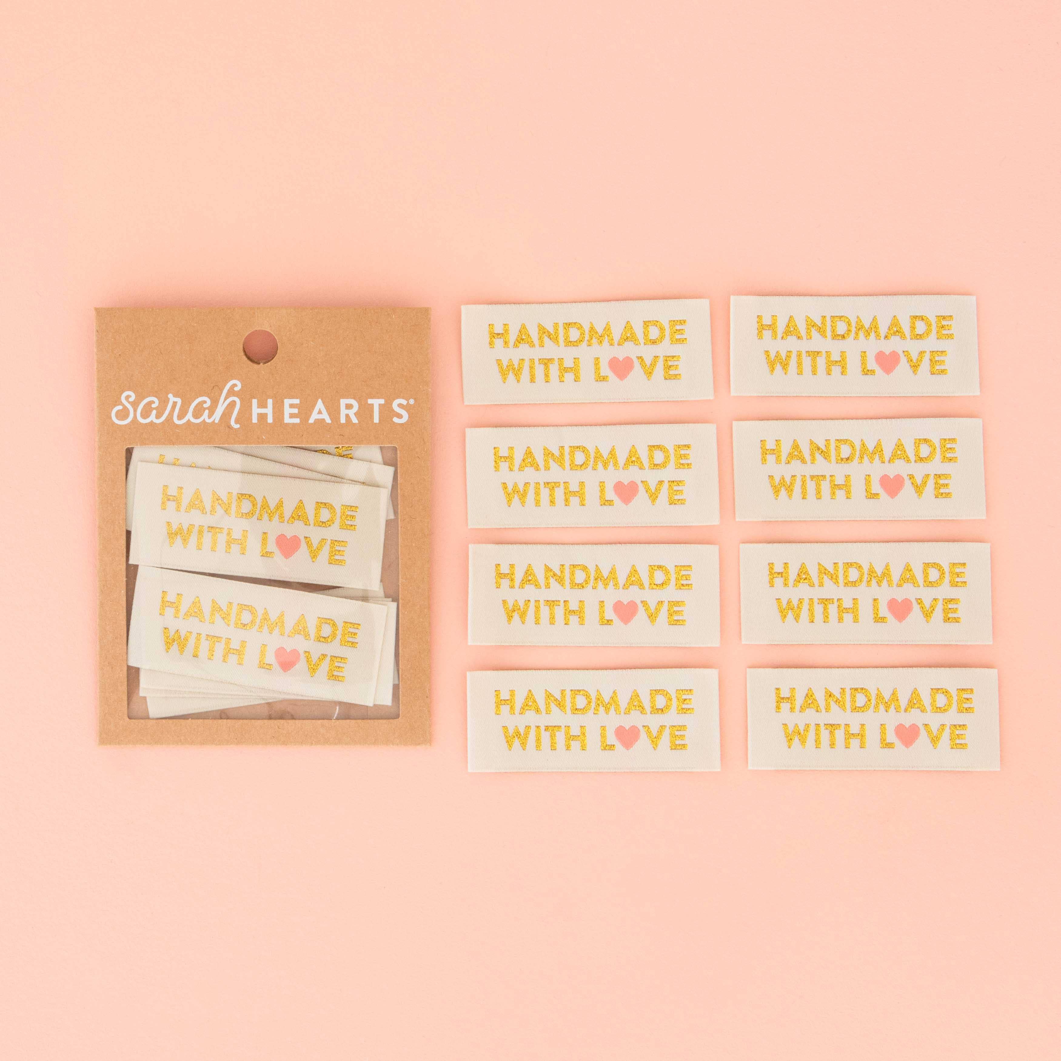 Handmade with Love Label- 8ct