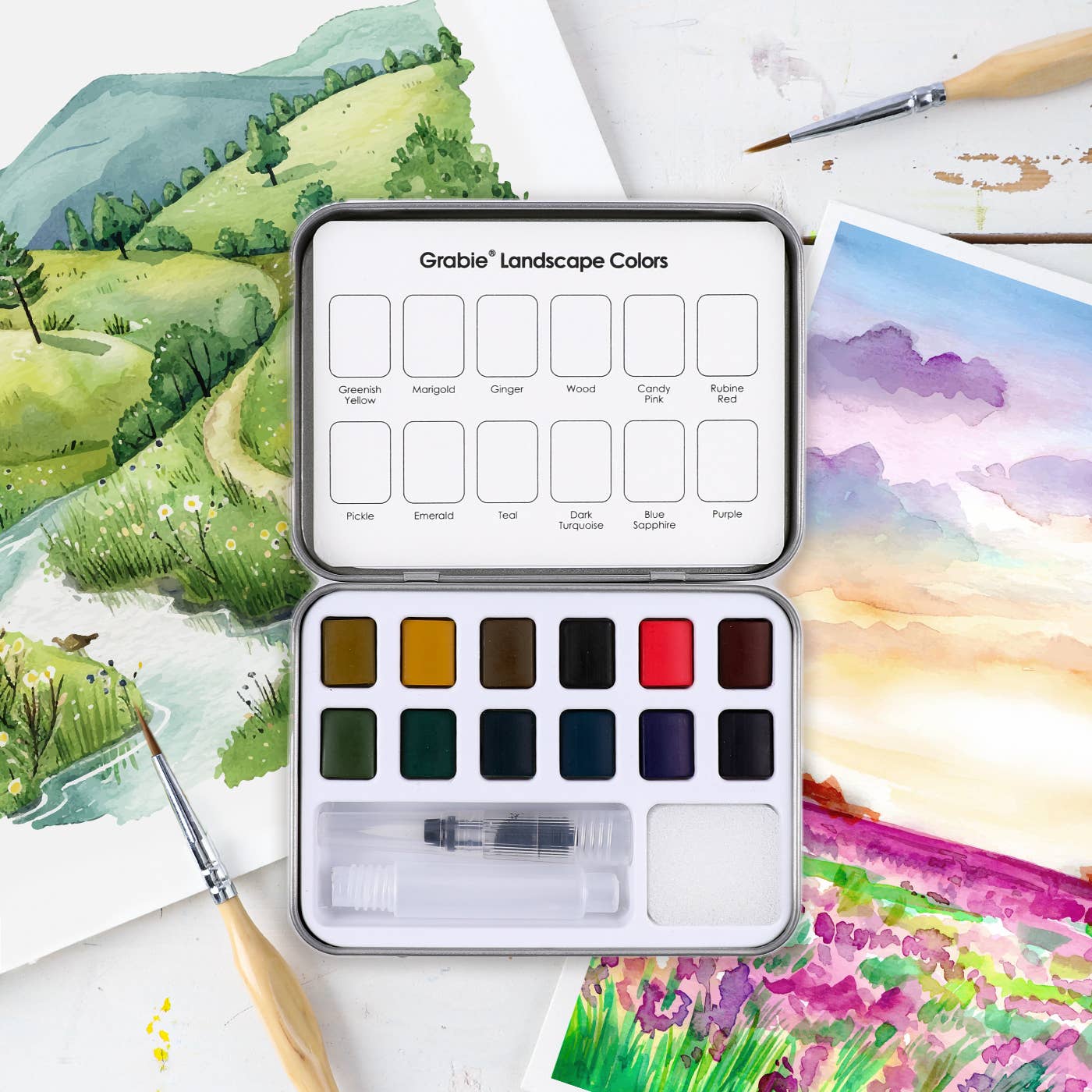 Watercolor Pocket Set- Landscape Colors