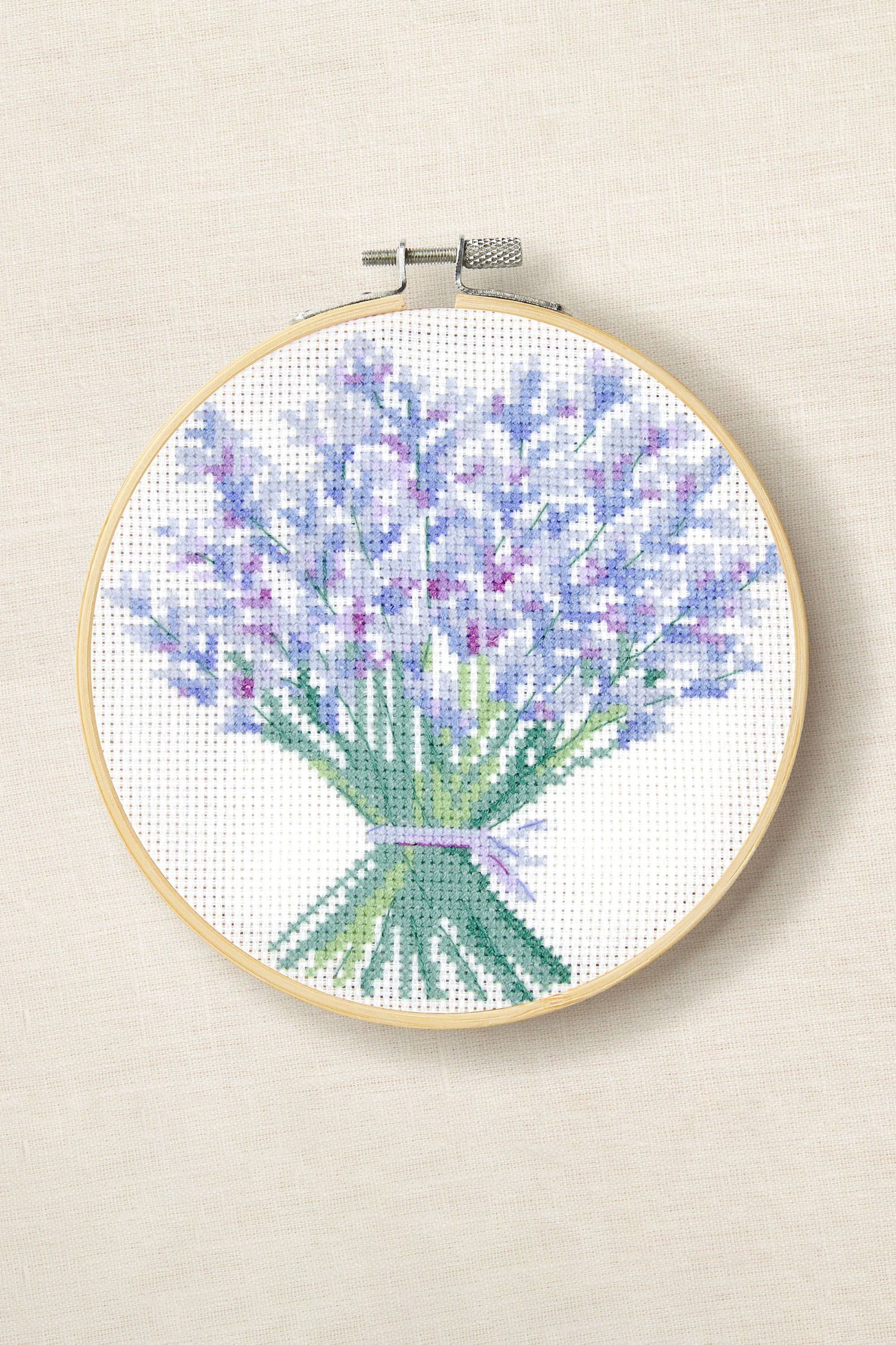 Cross Stitch Kit - Lavender