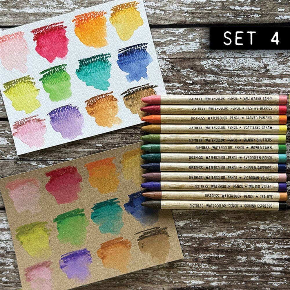 Tim Holtz Distress® Watercolor Pencils Set 4