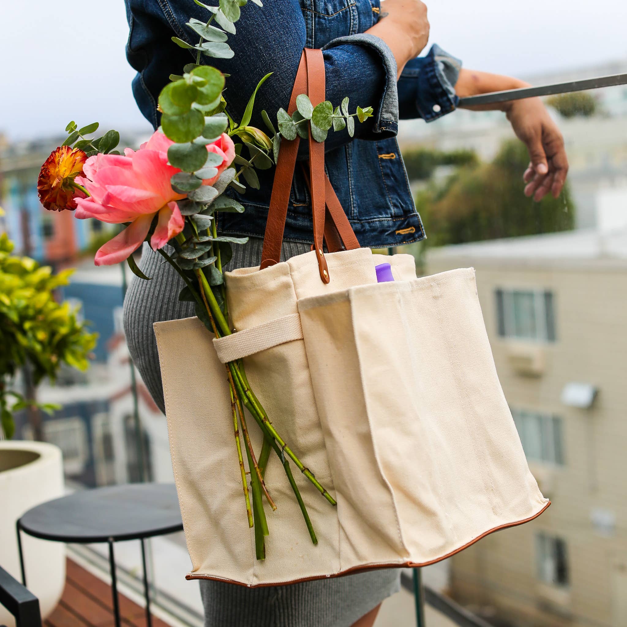 Heavy Canvas Market/Art Tote