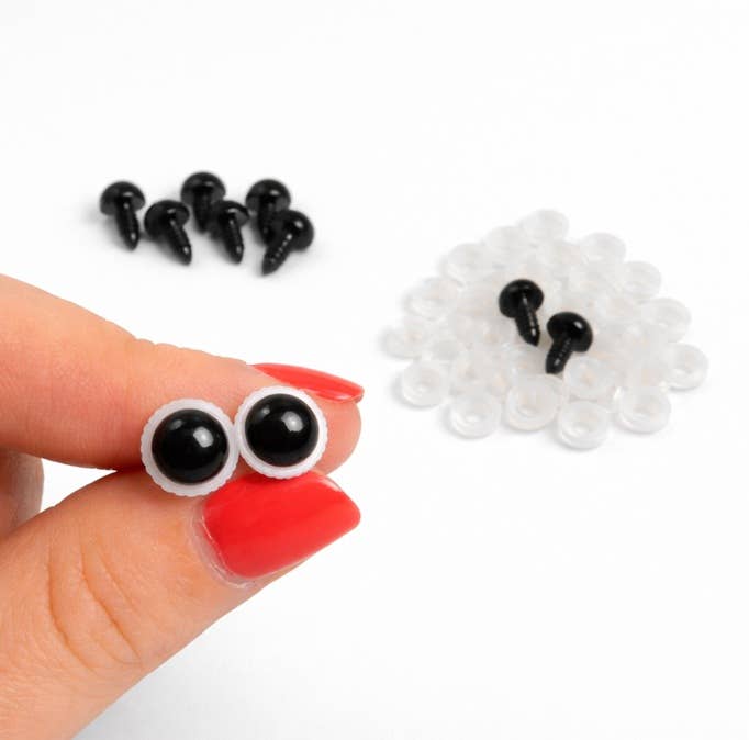 Black Craft Eyes with Washer