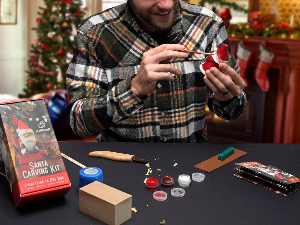 Santa Carving Kit - Complete Starter Whittling Kit